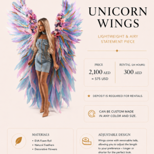 Unicorn Wings rental by Nadia Art