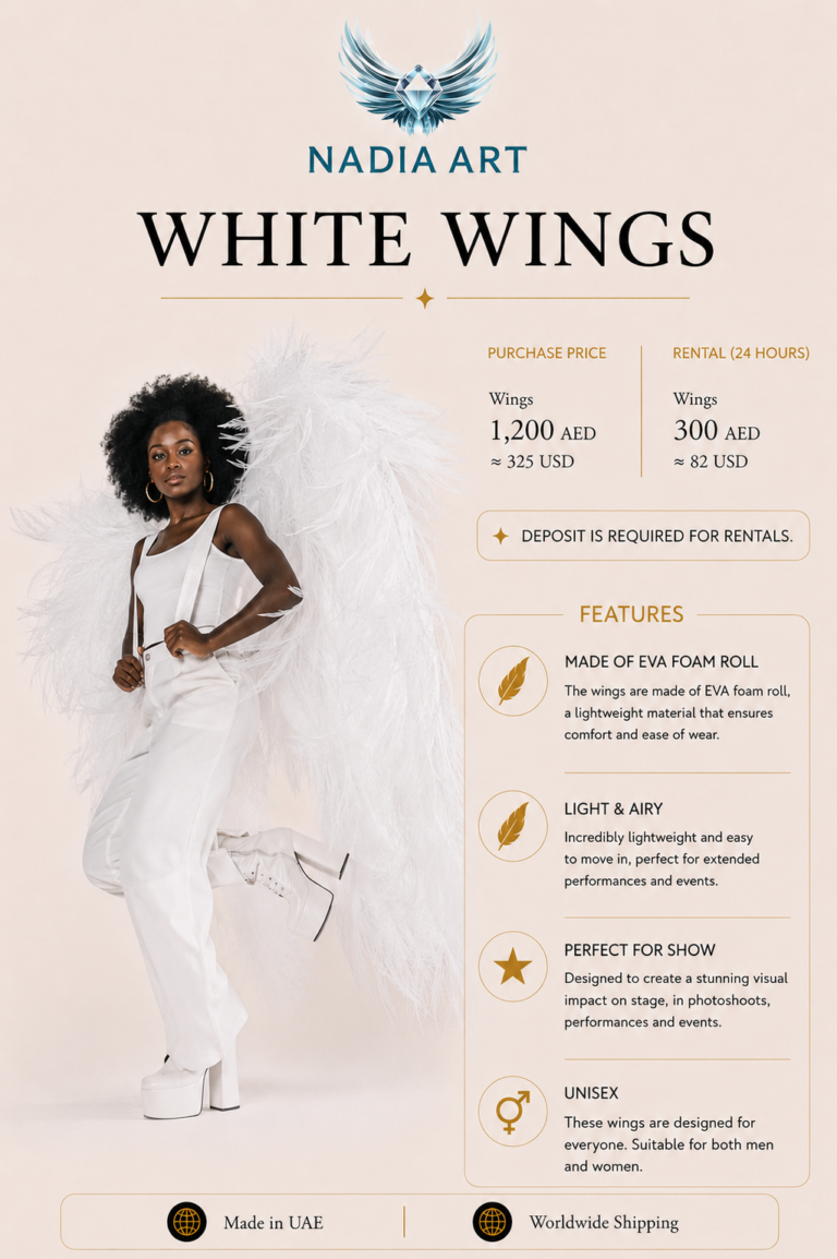 White Wings rental by Nadia Art