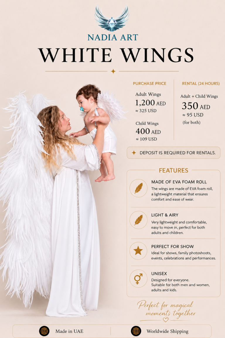 White Wings rental by Nadia Art