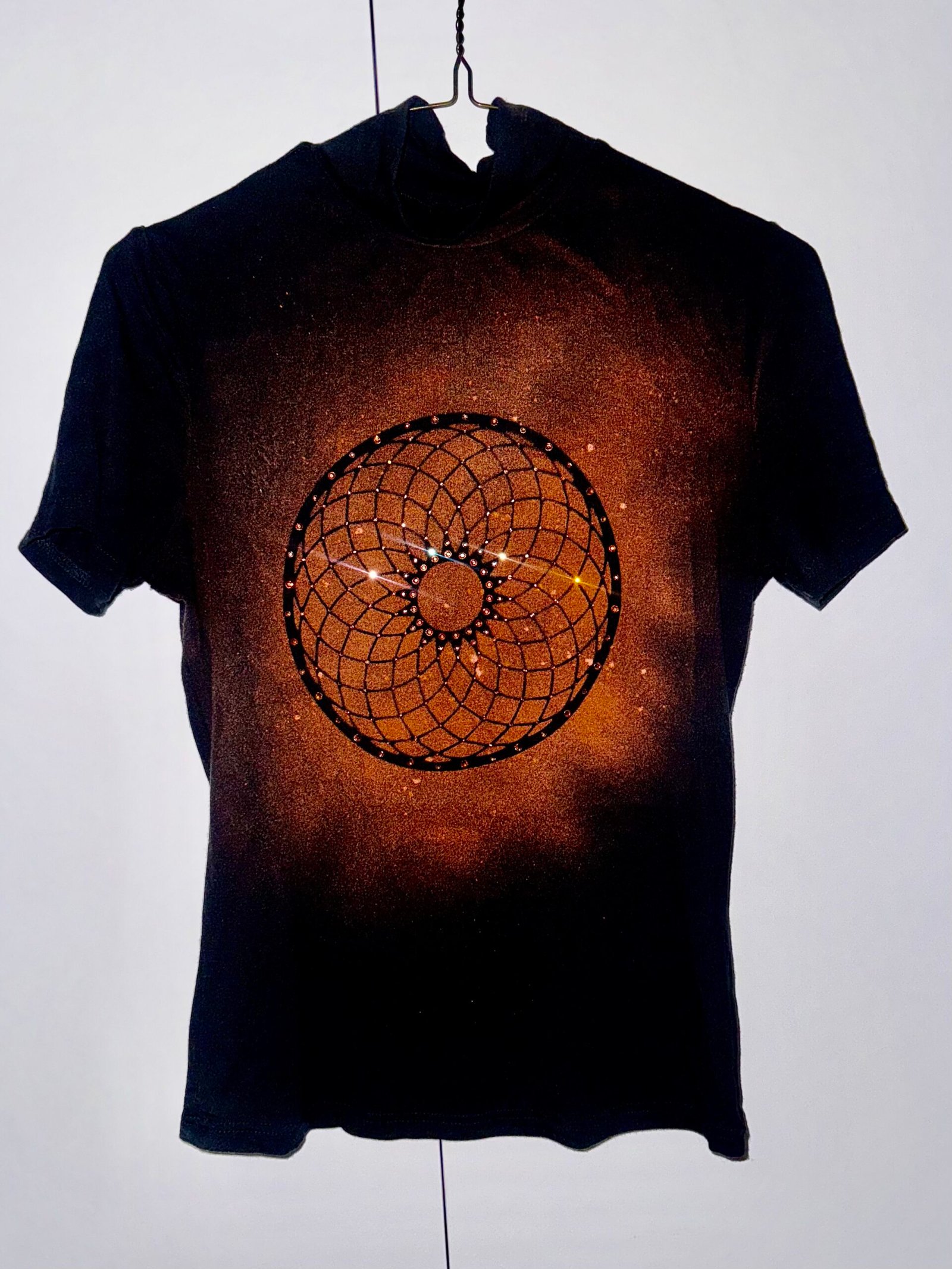 IMG_9762(1) Crystal Spider Web T-Shirt - Image 1