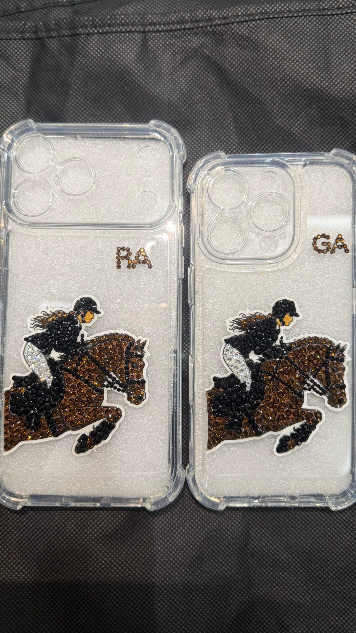 Phone covers Equestrian Crystal Initial Phone Cases - Image 1