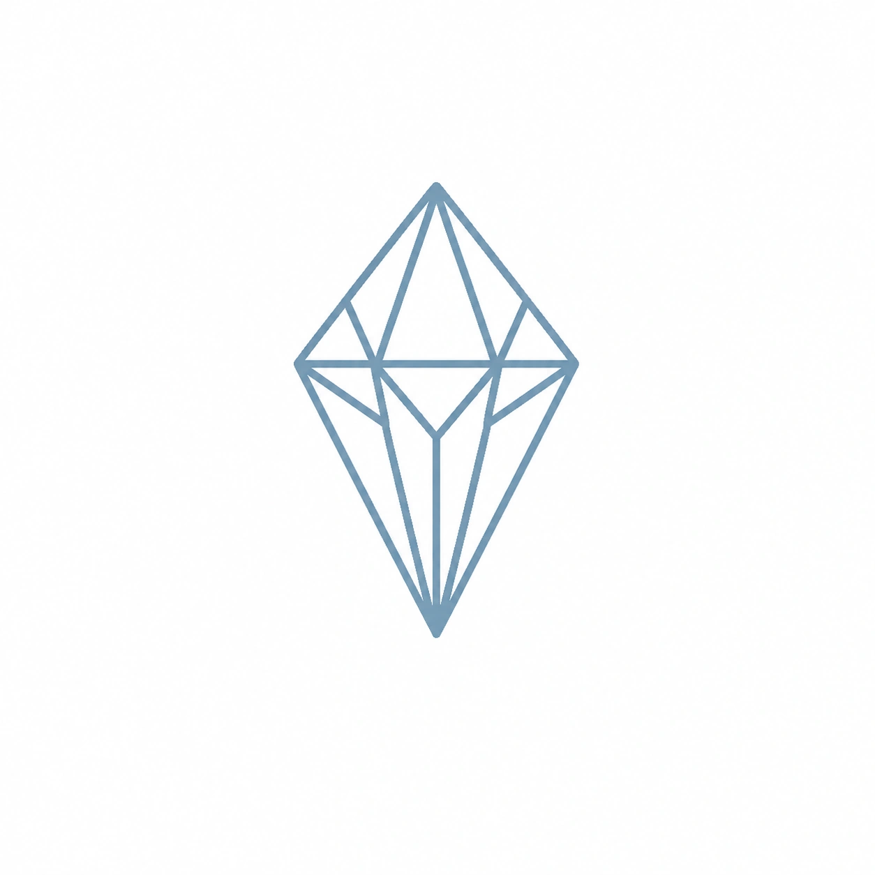Geometric crystal icon for signature crystal techniques